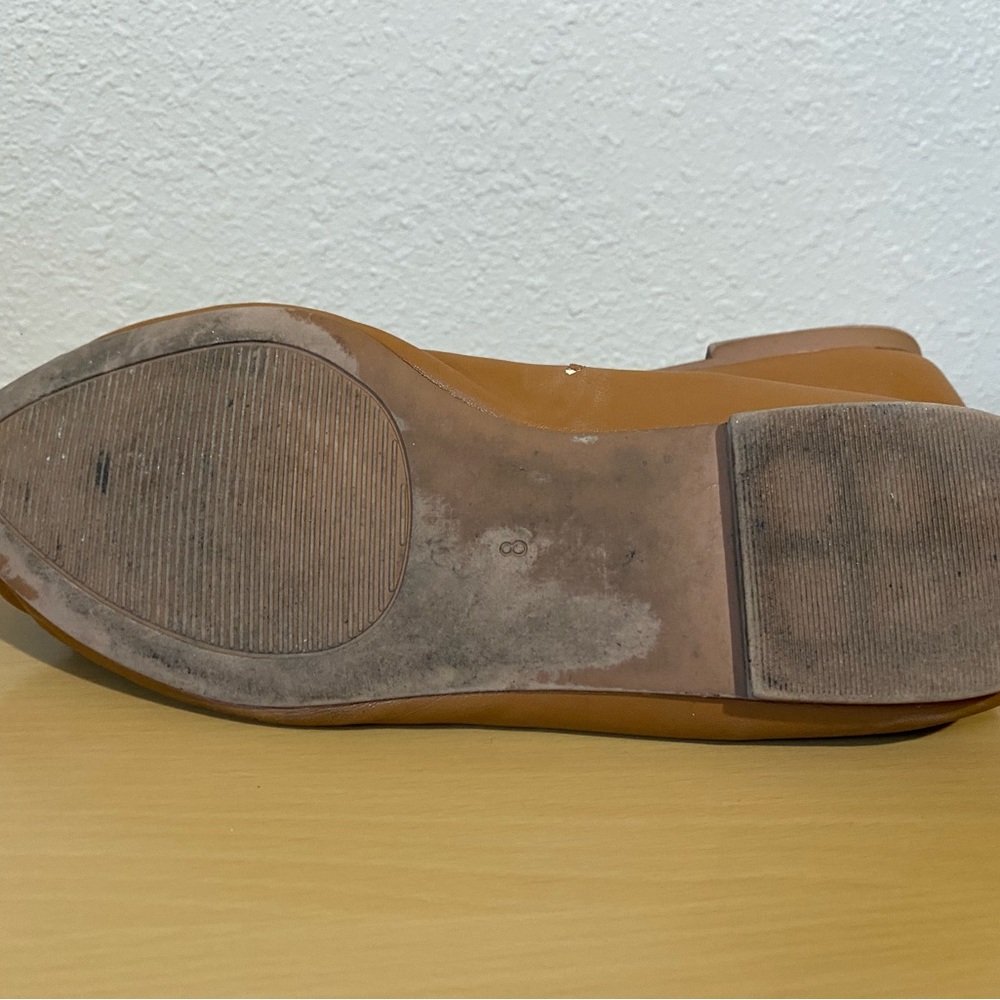 Torrid Women’s Ballet Flats Comfort Shoes Camel Faux Leather Slip Ons Size 8 - Picture 7 of 7